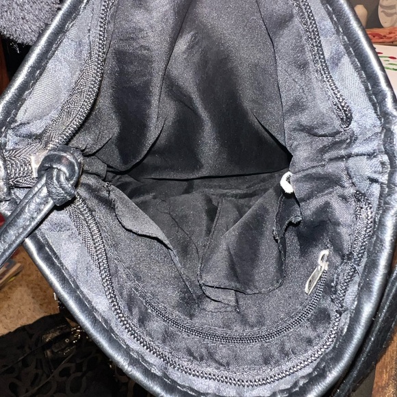 Black Patch Work Shoulder Bag - Picture 2 of 6